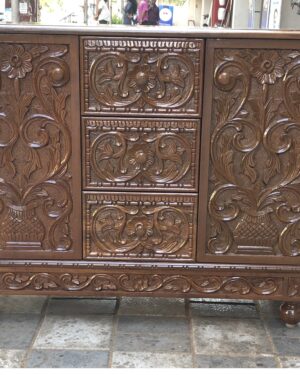 wooden cabinets