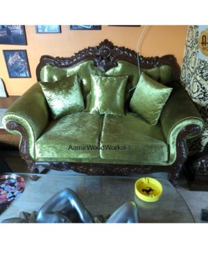 Royal Handcarved Teakwood Sofa Set
