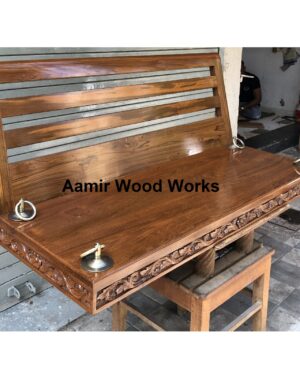 wooden jhulla