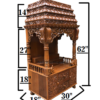 wooden temple for home