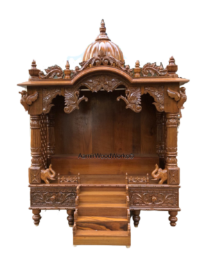 wooden temple for home