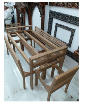 wooden dining set