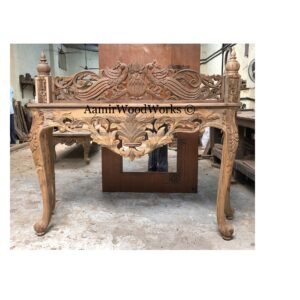 wooden console table