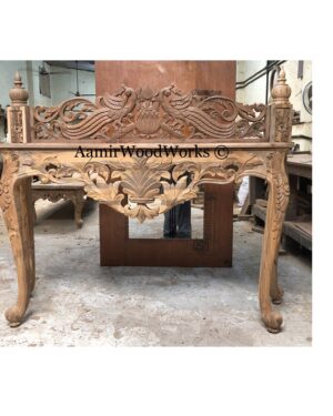wooden console table