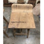 wooden bar chair