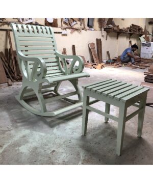 rocking chair with ottoman