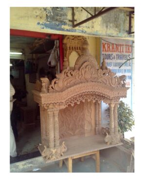 wooden temple for home