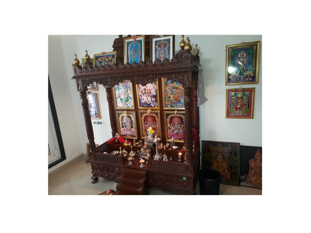 wooden temple for home