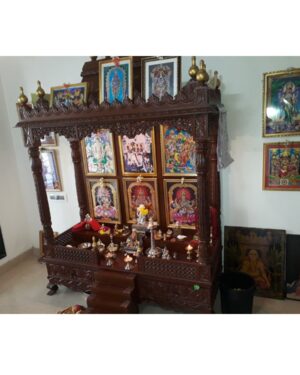 wooden temple for home