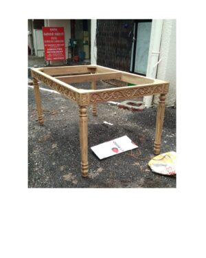 wooden dining table