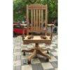 wooden arm chair