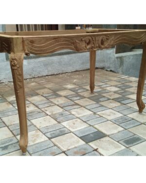 wooden dining table