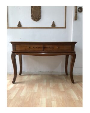 wooden console table