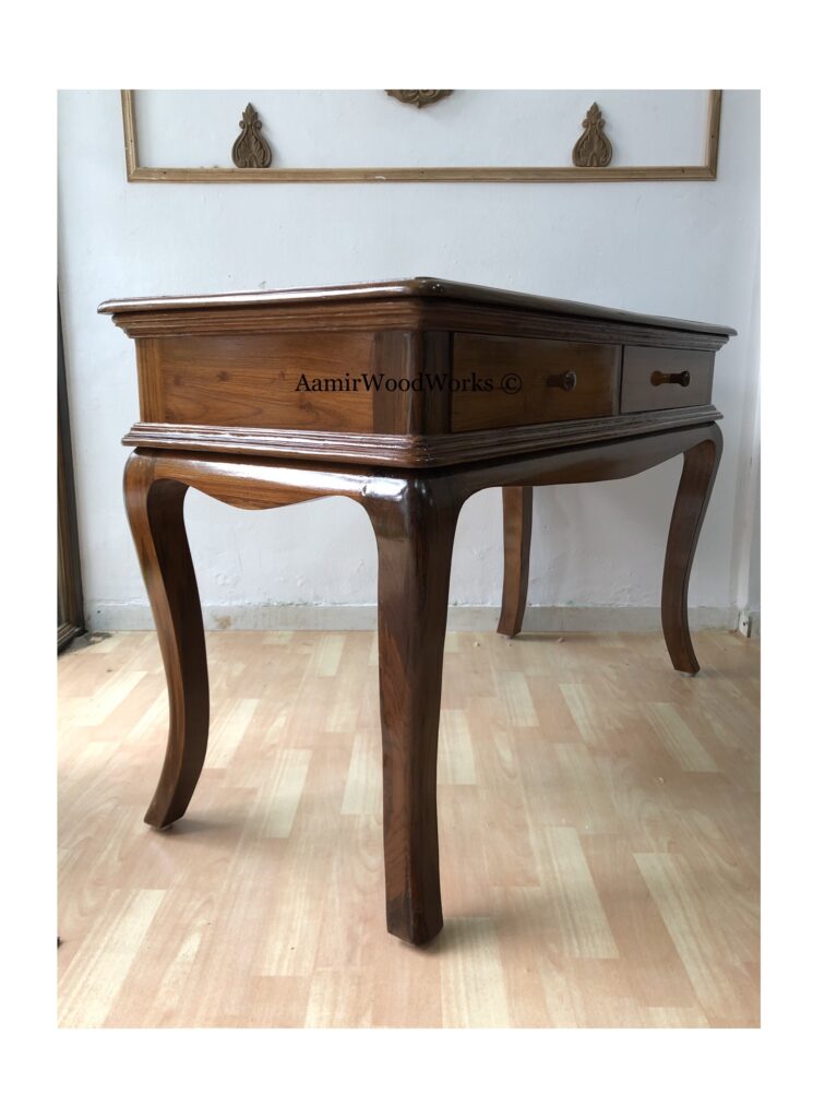 wooden console table
