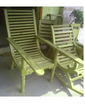 wooden arm chair