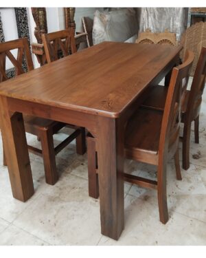 wooden dining set