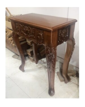 wooden console table