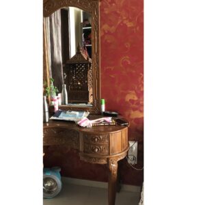 teakwood Dressing Table With Frame