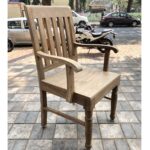 wooden arm chair