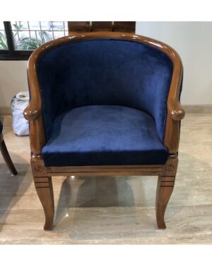 wooden arm chair