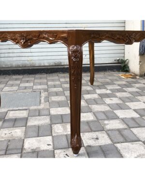 Italian Grandeur Handcrafted Teakwood Table