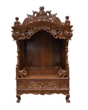 wooden temple for home