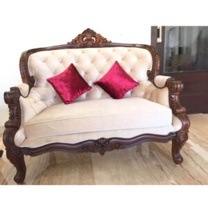 Premium Luxury Handcarved Teakwood Sofa Set 3+2