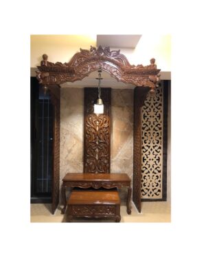 wooden temple for home