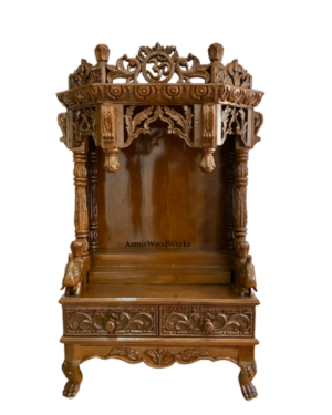 wooden temple for home