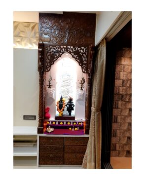 wooden temple for home