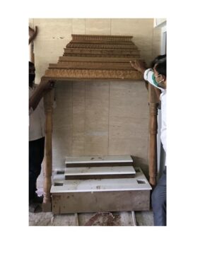 wooden temple for home