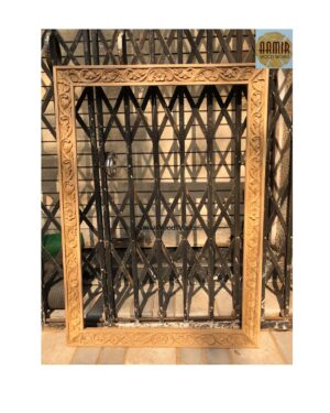 wooden mirror frame