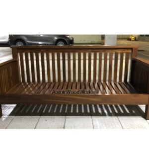 Z Modern Style Handcrafted Teakwood Sofa Set 3+1+1