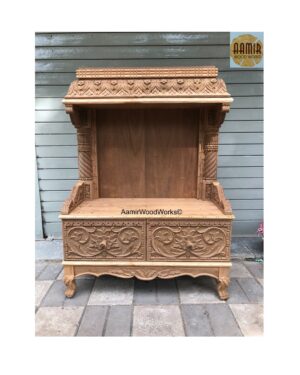 wooden temple for home