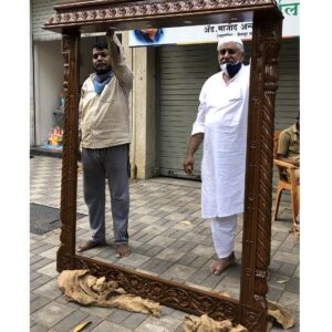 Teakwood Mirror Frame