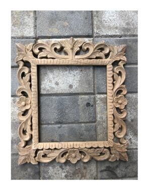 wooden mirror frame