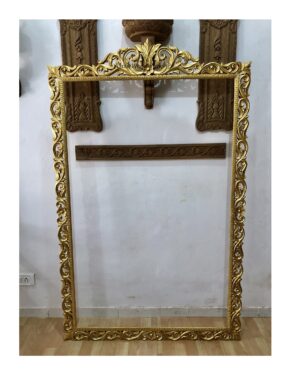 wooden mirror frame