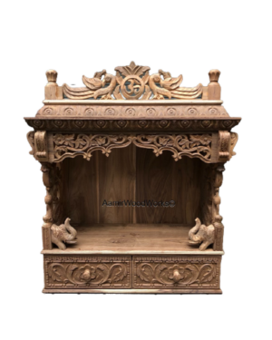 wooden temple for home