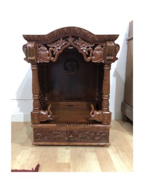 wooden temple for home