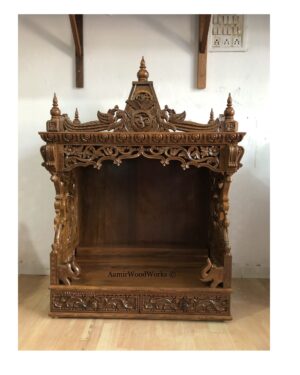 wooden temple for home