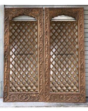 wooden jhalli doors