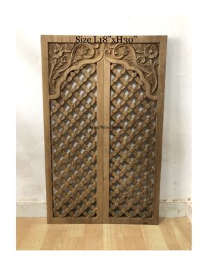 wooden jhalli doors