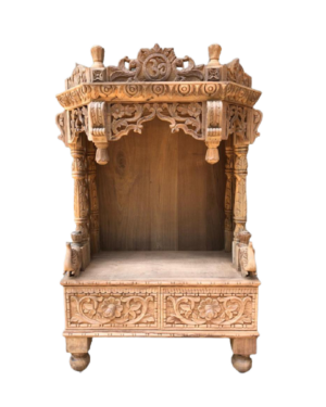teak wood home temple