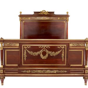 French Mont Designed I Royal Handcarved Teakwood King Size Bed