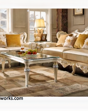 Carter’s Designed Royal Handcarved Teakwood Sofa Set