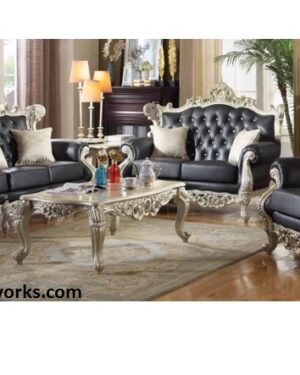 Francis Milan’s Beautiful Handcarved Teakwood Sofa Set