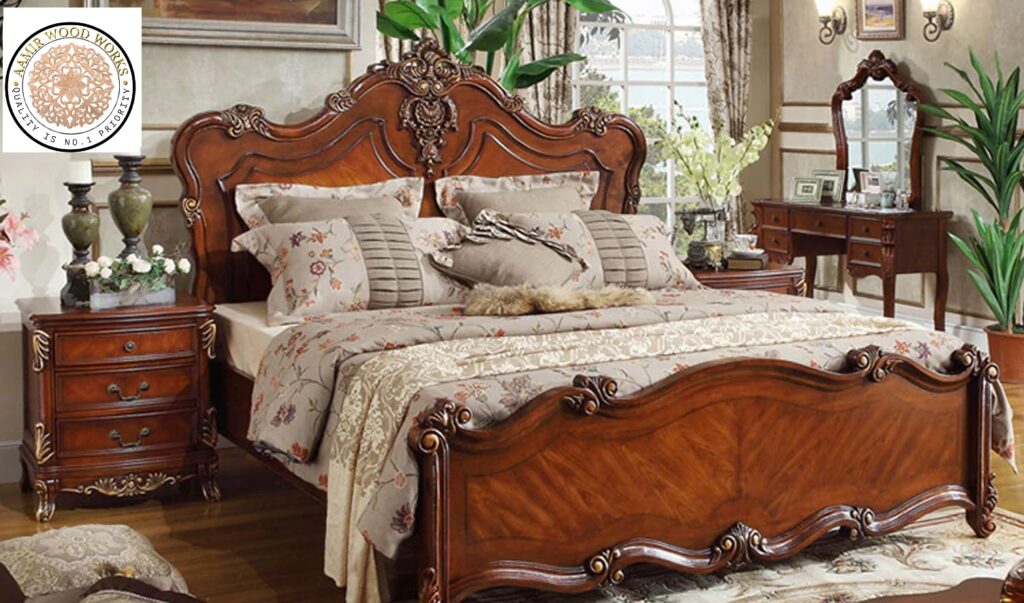 teakwood bed