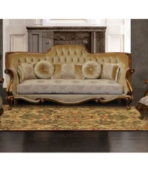 Oriental Designer Handcarved Teakwood Sofa Set
