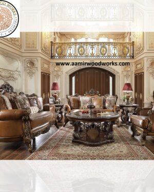 Bespoke Sofa Set – Crafted for Elite Villas and Interiors