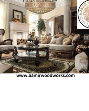 6 Seater Sofa Set, Aamir Wood Works, Italian Sofa Set